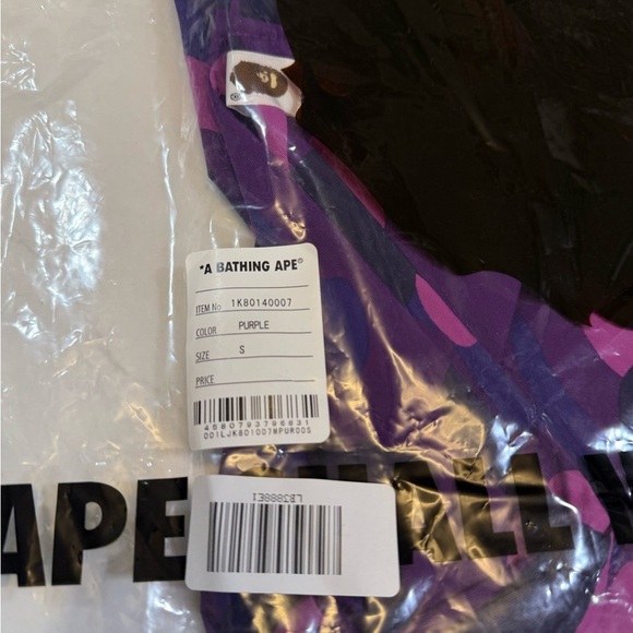 A Bathing Ape Purple Camo Jacket- Brand New! Multiple sizes - Picture 9 of 13